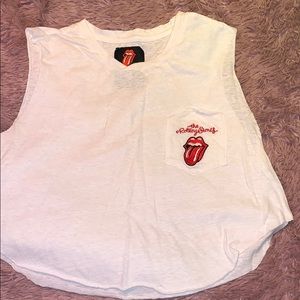 Rolling Stones Crop Top